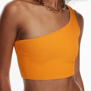 Aritzia Babaton Sculpt Knit one-shoulder XS